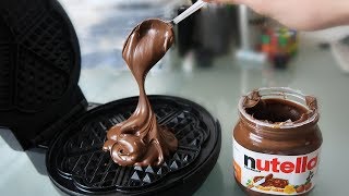 GAUFRIER vs NUTELLA Expérience [upl. by Thorin]