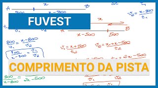 FUVESTSP 2018  Questão 34  Comprimento da Pista [upl. by Ylevol]