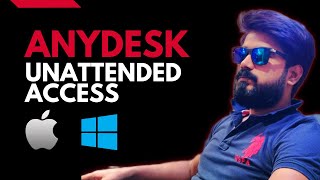 Anydesk unattended access for windows amp mac [upl. by Elbertina471]