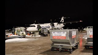 Finnair ATR 72  Gothenburg  Helsinki  Safety  Takeoff  Inflight  Landing [upl. by Cornel]