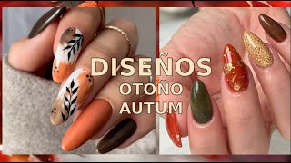 UÑAS PARA OTOÑO 2024 🍁  Fall Nails 2024 [upl. by Aihtenak728]