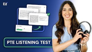 Full PTE Listening Sample Test with Answers 2024 [upl. by Baerl]