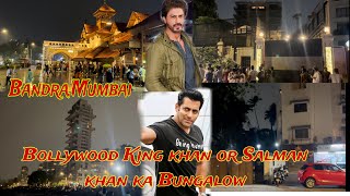 Celebrity Salman khan ka Galaxy Apartment or Bollywood ka Bacha Shah rukh khan ka Bungalow Bandra [upl. by Pfosi]