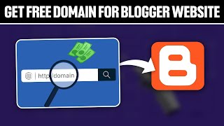 How To Get Free Domain For Blogger Website 2024 Full Tutorial [upl. by Sik]