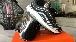 Nike Air Max 97 GOLF NRG quotZEBRAquot  2022 BlackSailWhiteCollectionPart 331 [upl. by Giraud]