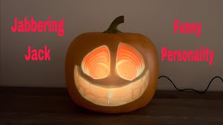 ‘Jabbering Jack’ Animated Pumpkin all Funny Personality phrases [upl. by Eliot]