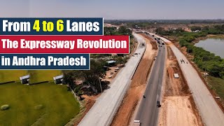 From 4 to 6 Lanes The Expressway Revolution in Andhra Pradesh [upl. by Cirtemed]