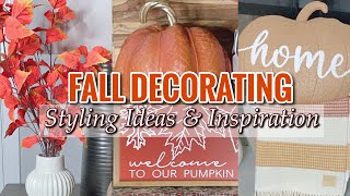 Fall Decor 2024  Cozy Fall Styling amp Inspiration [upl. by Ydospahr]