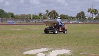 Fertilizing high school football field [upl. by Ahcsim657]