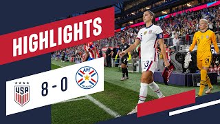 USWNT vs Paraguay Highlights  September 21 2021 [upl. by Akirea758]