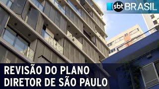 Sancionada a revisão do plano diretor de São Paulo  SBT Brasil 080723 [upl. by Tnilf337]