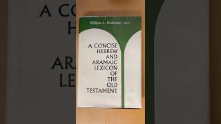 Concise Hebrew and Aramaic Lexicon of the Old Testament [upl. by Marylou]