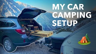 My Car Camping Setup  Subaru Outback Camper Build [upl. by Friedman900]