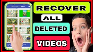 how to recover deleted videos from android phone  deleted video recover method 2024 [upl. by Kcirdor575]