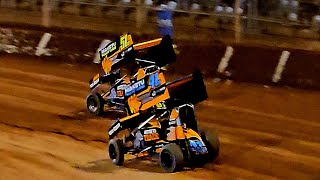 Baypark Speedway  Sprintcars  281223 [upl. by Aivle]