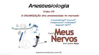 Anestesiologia 03  A ORGANIZAÇÃO dos anestesistas no mercado [upl. by Candie]