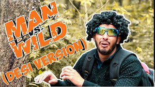 MAN VS WILD  Desi Comedy  Jammu Dogri Comedy  Actor Sanyam Pandoh [upl. by Rosemari]