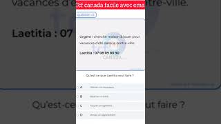 compréhension écrite de TCF Canada série 161 [upl. by Biondo131]