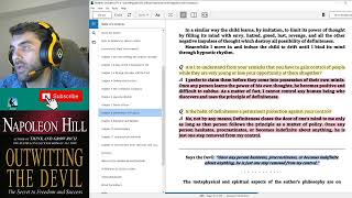 Live Read OUTWITTING THE DEVIL by Napoleon Hill [upl. by Prent]