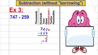 Subtraction without quotborrowingquot [upl. by Croner]