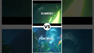 Best Region  Sumeru VS Fontaine [upl. by Umeh391]