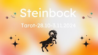 Steinbock ♑️ Tarot ♑️ Woche 28103112024 [upl. by Ecnesse15]