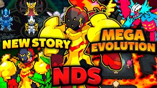 Pokemon NDS Rom Hack 2024 With Mega Evolution New Story Gen 19 amp Much More [upl. by Sehcaep176]