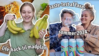 lifehack til madplan taste test af nye faxe kondi sommer 2024 status på bachelor og unbox af pakke [upl. by Nnayr816]