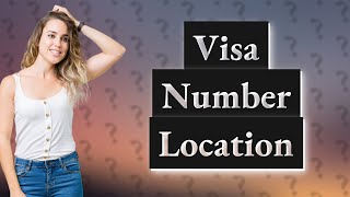 Where is the visa number in a passport [upl. by Eissolf441]