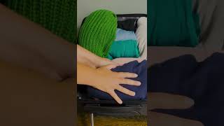 Does Rolling vs Folding Clothes Actually Save You Space in Your Suitcase [upl. by Wakerly]