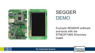 SEGGER Demo running on the STM32F746G [upl. by Helve]