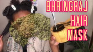 BHRINGRAJ POWDER MASK FOR NATURAL HAIR GROWTH [upl. by Devlin]