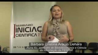 Folksonomia Liberdade de indexação para o internauta  Por Bárbara Cristina Araújo Uehara [upl. by Bertelli685]