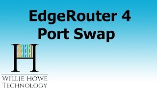 Ubiquiti EdgeRouter Port Swap [upl. by Annaiel]