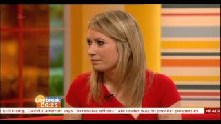 SARAH CRUDDAS itv Daybreak  17 Feb 2014  Near Earth Objects NEO [upl. by Lucrece]