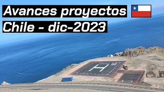 Avances Obras públicas Chile  Diciembre 2023 [upl. by Atirb]