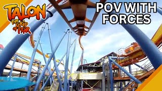 Talon POV with Forces  Dorney Parks UNDERRATED Inverted Coaster [upl. by Eenahpets]