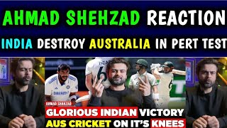 Ahmad Shehzad Shocking Reaction On India 295 Run Win Vs Aus  IND vs AUS 1st Test Day 4 Highlights [upl. by Hanser910]