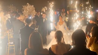 INCREDIBLE ENTRANCE OF A MACEDONIAN WEDDING no823 NAUMOVSKI FAMILY RITAM BAND TUSE [upl. by Euqinotna]