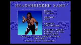 WWF Rage In The Cage Sega CD Music  Headshrinkers Theme [upl. by Camella]