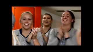 SWOSU Volleyball Fight Song at East Central [upl. by Ynafetse]