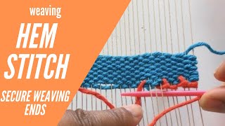 Hemstitch  Weaving Technique for Beginners [upl. by Eralc59]