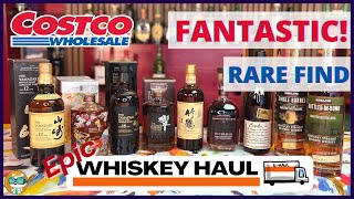 August Epic Whiskey Haul Costco Rare Japanese Whiskey Hibiki 21 Nikka 21 Yamazaki 18 amp Bourbons [upl. by Animsaj]