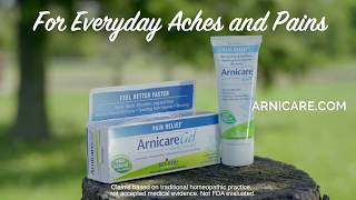 For Everyday Aches amp Pains Use Arnicare Gel [upl. by Munniks]