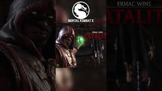 Mortal Kombat X  All Ermac Fatalities 4K 60FPS [upl. by Esiouqrut]