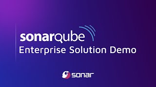 SonarQube Enterprise Solution Demo [upl. by Ernie107]