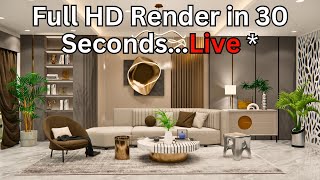 Enscape 40 Full HD Render in 30 Seconds LIVE 🔥 [upl. by Leinnad]