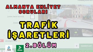 Trafik İşaretleri 2  Almanya Ehliyet Sınavı Soruları [upl. by Anerahs]