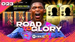 FIFA 22 ROAD TO GLORY 23  this HAS to be my BEST TEAM yet [upl. by Yekim]