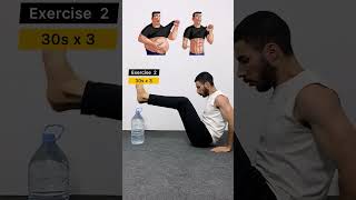 Best Ab Exercises At Home 🔥 أفضل تمارين البطن في المنزل [upl. by Ellehcam]